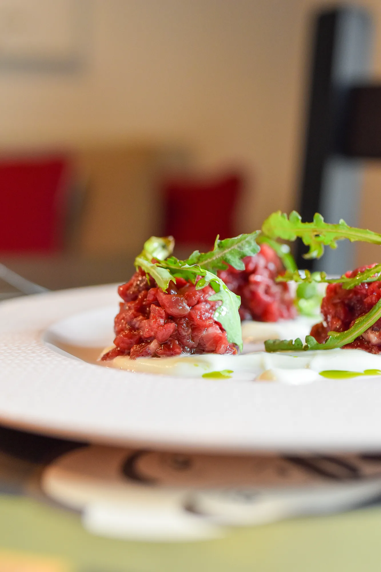 Tartare di manzo servita al Bosco 131